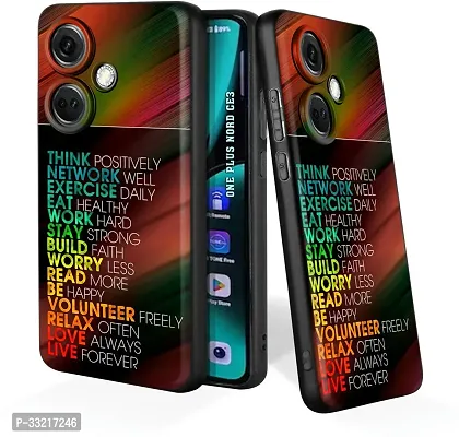 Classic Silicon Back Cover For Oneplus Nord Ce 3 Mobile-thumb0