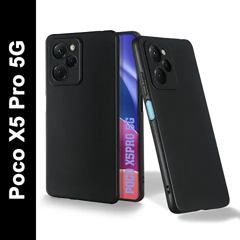 Classic Silicon Back Cover For Poco X5 Pro 5G Mobile