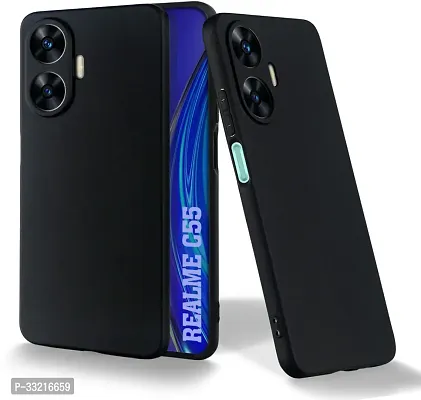 Classic Silicon Back Cover For Realme C55, Realme C55, Realme Narzo N55 Mobile