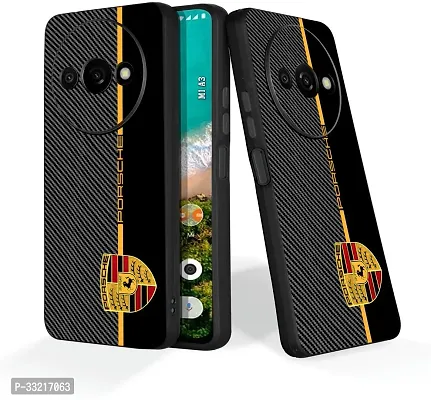 Classic Silicon Back Cover For Mi A3, Poco C61 Mobile-thumb0