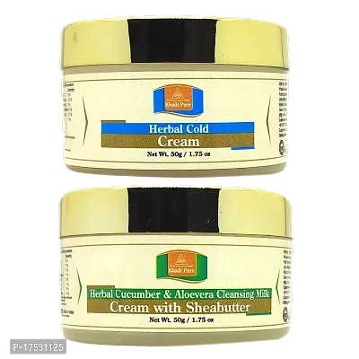 Buy Khadi Pure Herbal Cold And Cucumber And Aloevera Cream 50g