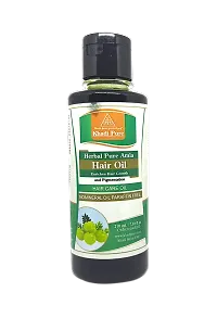 Khadi Pure Herbal Pure Amla Hair Oil 210 Ml (Pack Of 1) (210 Ml)-thumb1