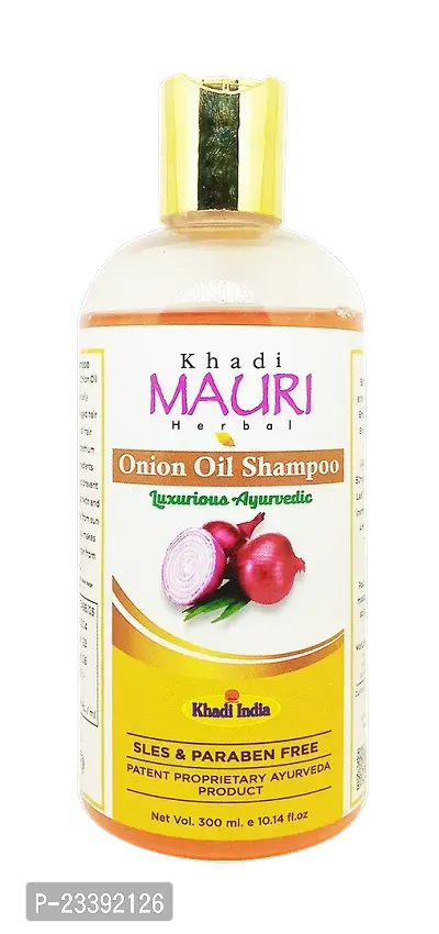 Khadi Mauri Onion Oil Shampoo Pack Of 1 (300 ml