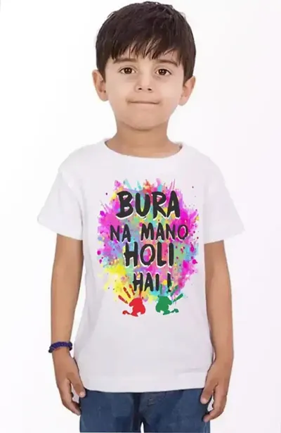 Kids Trendy Holi T-shirts