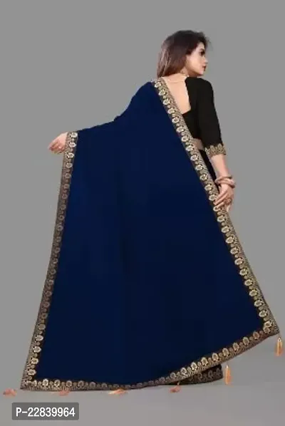 Stylish Fancy Designer Georgette Saree With Blouse Piece For Women-thumb2