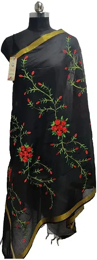 Stylish Silk Embroidered Dupattas For Women