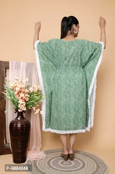 Trendy Cotton Striped Kaftan For Pregnant Women-thumb3