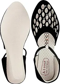 Saba Collection Women's Fashion Sandal (Black, numeric_6)-thumb2