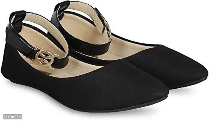 Saba Collection Women's Bellies (Numeric_8) Black-thumb0