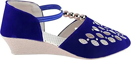 Saba Collection Women's Sandal (Blue; Numeric_4)-thumb3