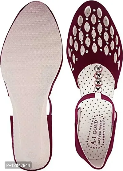 Saba Collection Women's Sandal (Maroon; Numeric_8)-thumb3