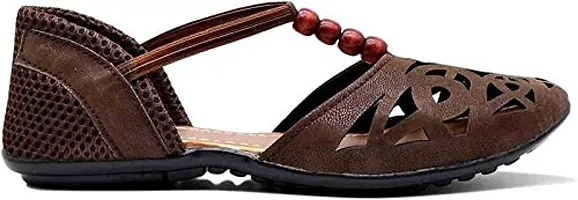 Saba Collection Women's Bellies (Brown, numeric_7)-thumb3