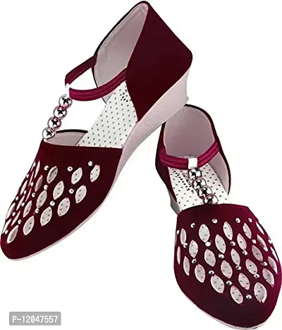 Saba Collection Women's Fashion Sandal (Maroon, numeric_6)-thumb4