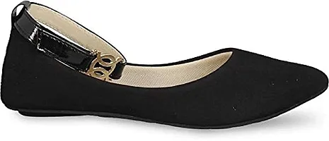 Saba Collection Women's Bellies (Numeric_8) Black-thumb2