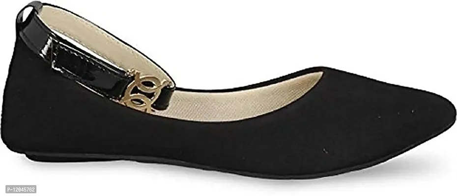 Saba Collection Women's Bellies (Numeric_8) Black-thumb3