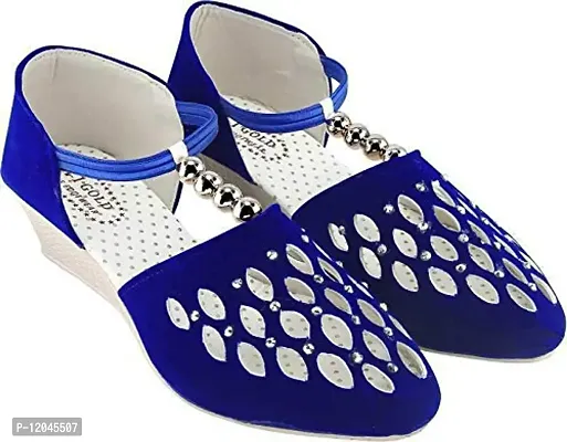 Saba Collection Women's Fashion Sandal (Blue, numeric_7)-thumb0