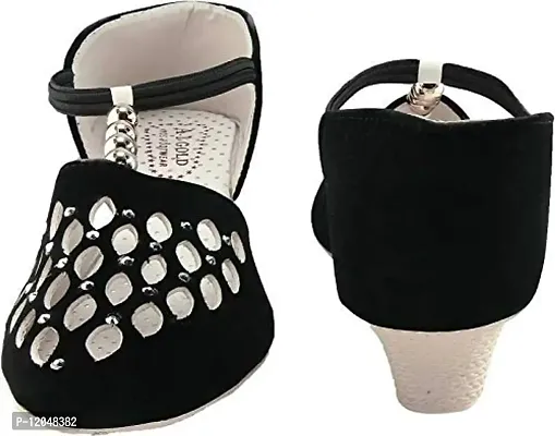 Saba Collection Women's Fashion Sandal (Black, numeric_8)-thumb2