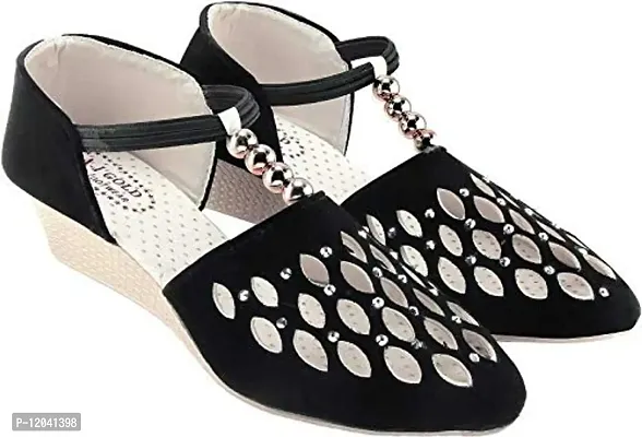 Saba Collection Women's Fashion Sandal (Black, numeric_6)