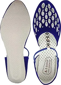 Saba Collection Women's Sandal (Blue; Numeric_4)-thumb2