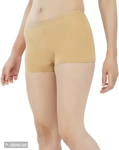 Women soft cotton boys shorts panty pack of 3 pcs.-thumb2