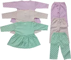 Baby Girls Soft Cotton Frocks Pack of 3-thumb1