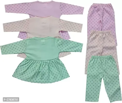 Baby Girls Soft Cotton Frocks Pack of 3-thumb2