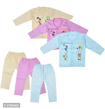 Baby Boys and Baby Girls Shirt and Pajama Set Pack of 3-thumb0