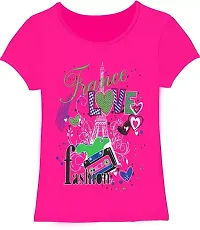 Baby Girl's Soft Cotton T-Shirt Combo Pack of 5-thumb3