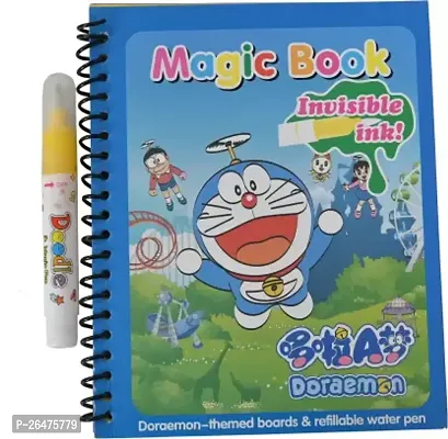 Magic Water Drawing Book With Magic Pen Reusable For Kids