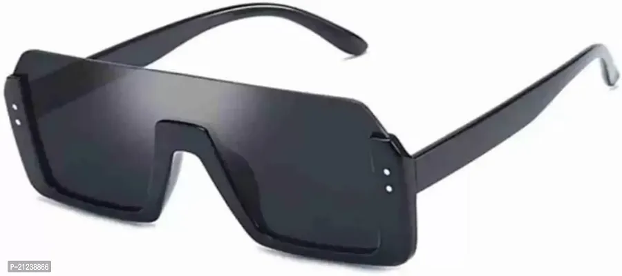 Gradient Rectangular Sunglasses (Free Size)  (For Boys  Girls, Black)