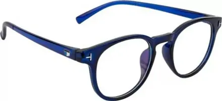 Crazywinks Raised Oval Glasses Spectacle Frames for Men Women Boys Girls (Clear/Transparent Lens)
