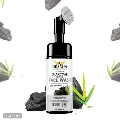 UDAUN : THE WINGS OF NATURE - Natural Charcoal Face Wash (100 ML, Pack of 1)-thumb2