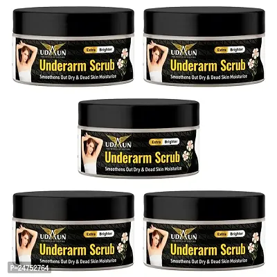 UDAUN-THE WINGS OF NATURE Underarm Whitening Scrub for Dark Underarms Spot Removal Scrub (50GM, Pack of 5)-thumb0