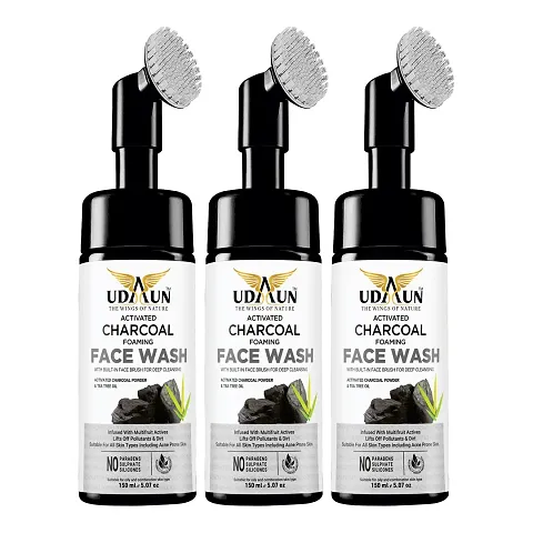 UDAUN : THE WINGS OF NATURE - Natural Charcoal Face Wash (100 ML)