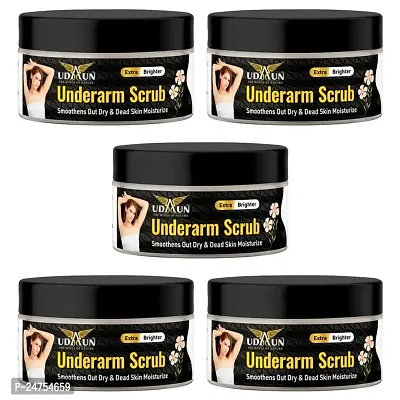 UDAUN : THE WINGS OF NATURE - Underarm Whitening Scrub (50GM, Pack of 5)