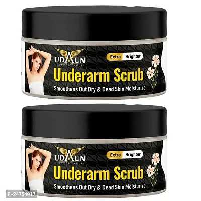 UDAUN : THE WINGS OF NATURE - Underarm Whitening Scrub (50GM, Pack of 2)