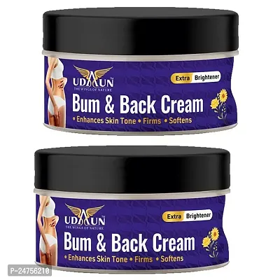 UDAUN : THE WINGS OF NATURE - Bum  Back Cream (50GM, Pack of 2)