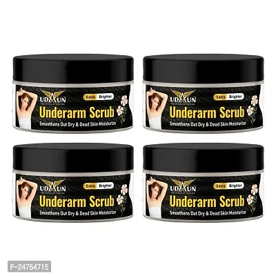 UDAUN : THE WINGS OF NATURE - Underarm Whitening Scrub (50GM, Pack of 4)