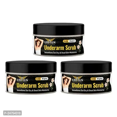 UDAUN : THE WINGS OF NATURE - Underarm Whitening Scrub (50GM, Pack of 3)