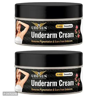 UDAUN-THE WINGS OF NATURE Underarm Whitening Cream for Dark Underarms Spot Removal (50GM, Pack of 2)