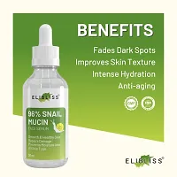 Elibliss Snail Mucin Serum For Deep Hydration, Smooth  Moisturised Skin-thumb2