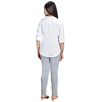 Comfort Women's Cotton Kurti Pant (Grey, Free Size)-thumb3