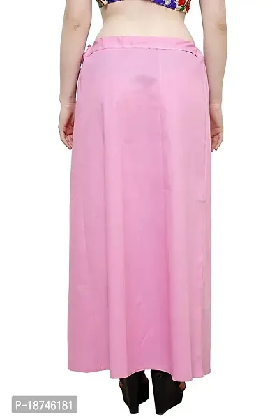 Sabhyatam Saree Cotton Petticoat for Women, Inskirts, Bottom wear, Underskirt, Petikot for Sarees, Cotton Pettikot Combo of 4. ((Sea Green :: Purple :: Black :: Pink)hellip;) (Waist Size-44)-thumb2