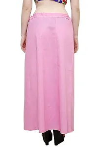 Sabhyatam Saree Cotton Petticoat for Women, Inskirts, Bottom wear, Underskirt, Petikot for Sarees, Cotton Pettikot Combo of 5. ((Pink :: Black :: Sky Blue :: Yellow :: Purple)hellip;) (Waist Size-44)-thumb3
