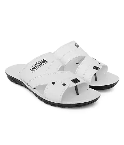 Men's Stylish and Trendy Solid Synthetic Casual Comfort Sandals