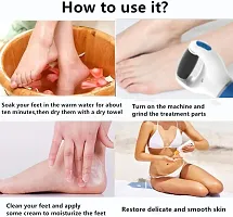 TCCO ENTERPRISE Rechargeable Callus Remover Pedicure Device for Women - Foot Scrubber for Dead Skin  Women Callus Remover for Feet Electronic Smooth and Soft Feet Scrubber Cracked Heels Remover ( pedicure machine)-thumb4