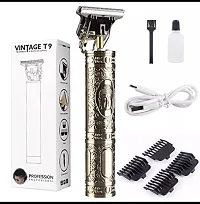 T9 Trimmer for Men Hair Zero Gapped Clipper Professional Cordless Haircut Electric USB Charging Beard Trimmer for Men Wireless Rechargeable Personal Hair Men Grooming Beard Liner, Gold-thumb2