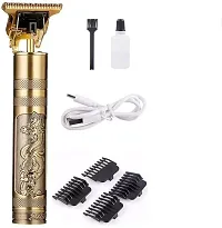 T9 Trimmer for Men Hair Zero Gapped Clipper Professional Cordless Haircut Electric USB Charging Beard Trimmer for Men Wireless Rechargeable Personal Hair Men Grooming Beard Liner, Gold-thumb1