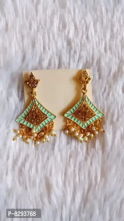 Elegant Copper Earrings for Women-thumb0