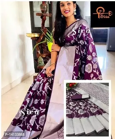 Stylish Art Silk Maroon Embroidered Saree with Blouse piece-thumb0